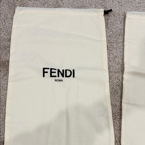 Fendi Ivory Storage Pouch